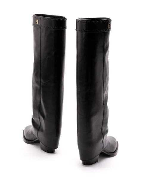 FENDI Show leather boots - Black
