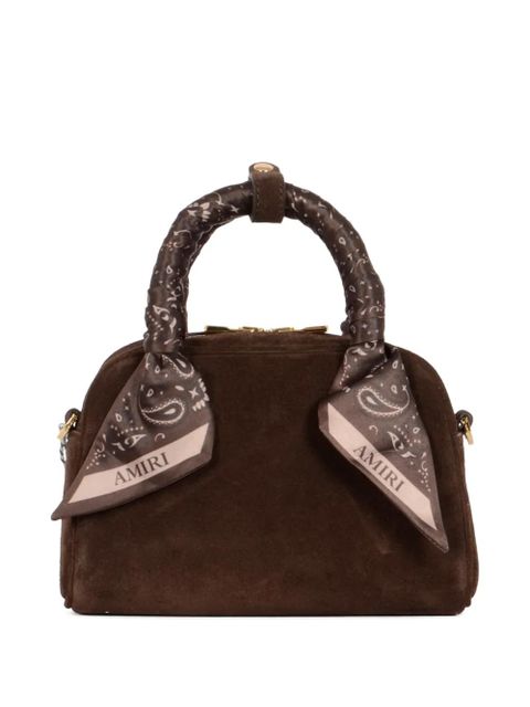 AMIRI MA scarf-handle bowling bag - Brown - zdjęcie produktu nr 2