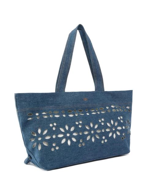 PINKO floral tote bag - Blue - zdjęcie produktu nr 1