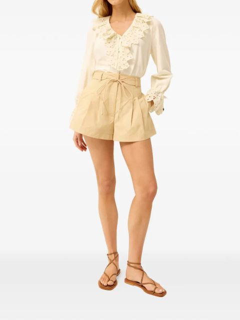 Marie Oliver Eden ruffled blouse - Neutrals - zdjęcie produktu nr 2