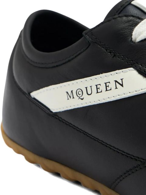 Alexander McQueen Boxe leather sneakers - Black