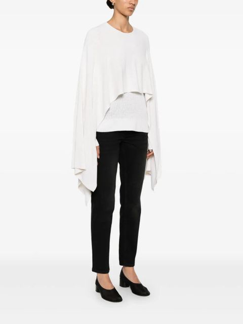 TOTEME bouclé cape sweater - Neutrals - zdjęcie produktu nr 2