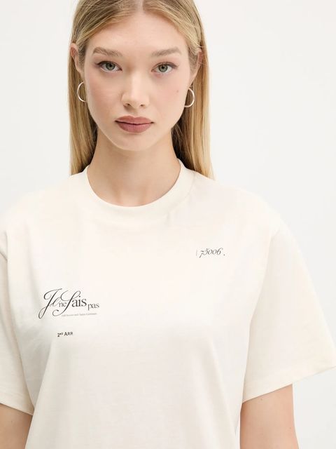 HUGO t-shirt bawełniany damski kolor biały 50545551