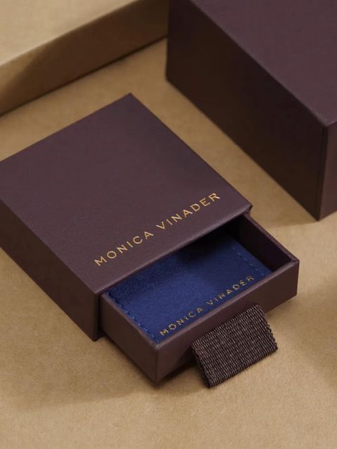 Monica Vinader Alphabet K pendant necklace - Gold