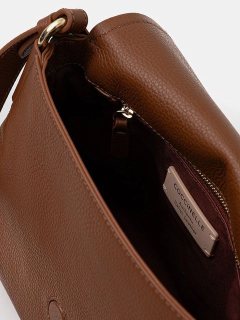 Coccinelle torebka skórzana REBEKKA kolor brązowy E1.T95.15.02.01