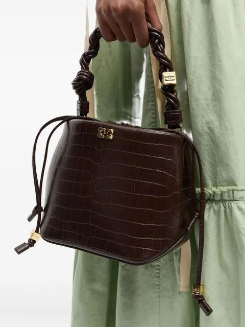 GANNI Bou bucket bag - Brown