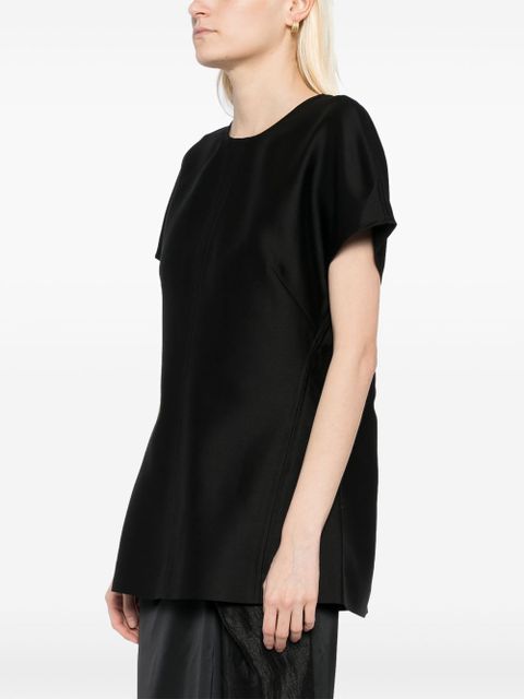 TOTEME zip fastening top - Black