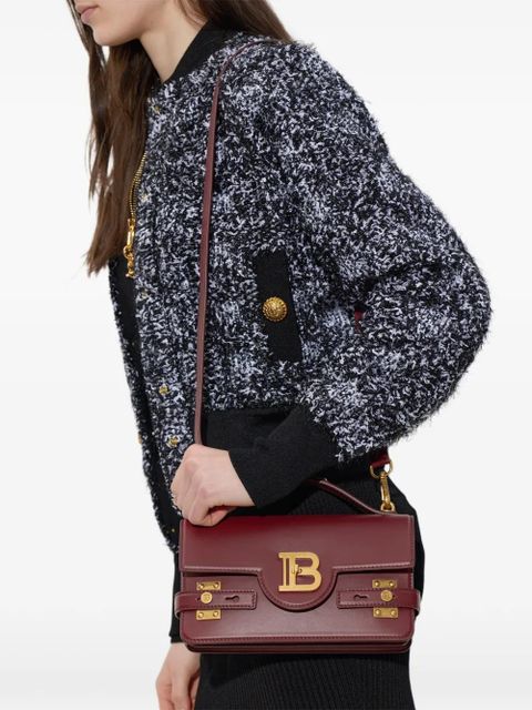 Balmain 24 B-Buzz logo-detail shoulder bag - Brown - zdjęcie produktu nr 2