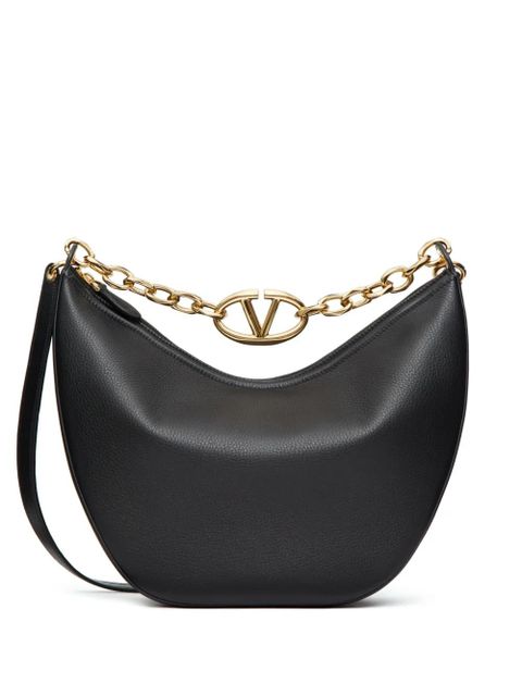 Valentino Garavani medium VLogo Moon shoulder bag - Black - zdjęcie produktu nr 1