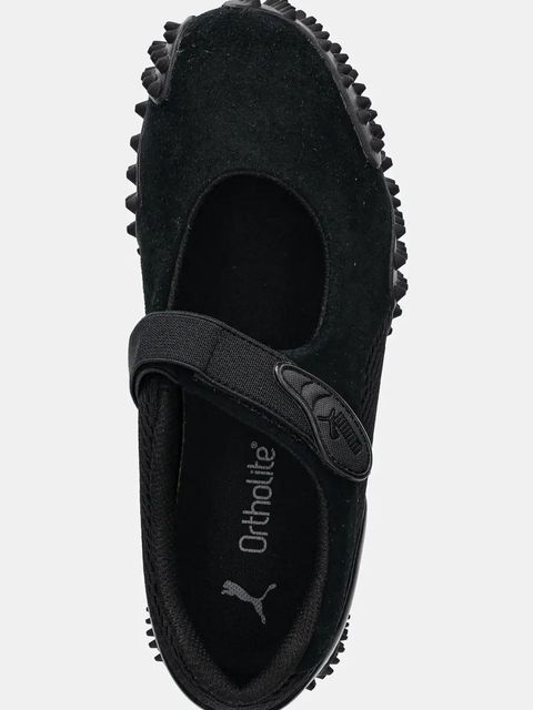 Puma baleriny zamszowe Mostro Fey PRM kolor czarny 401062