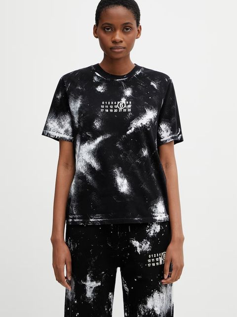 MM6 Maison Margiela T-shirt damski bawełniany - zdjęcie produktu nr 1
