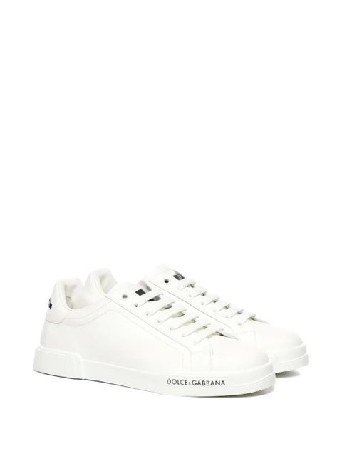 Dolce & Gabbana Portofino leather low-top sneakers - White - zdjęcie produktu nr 2