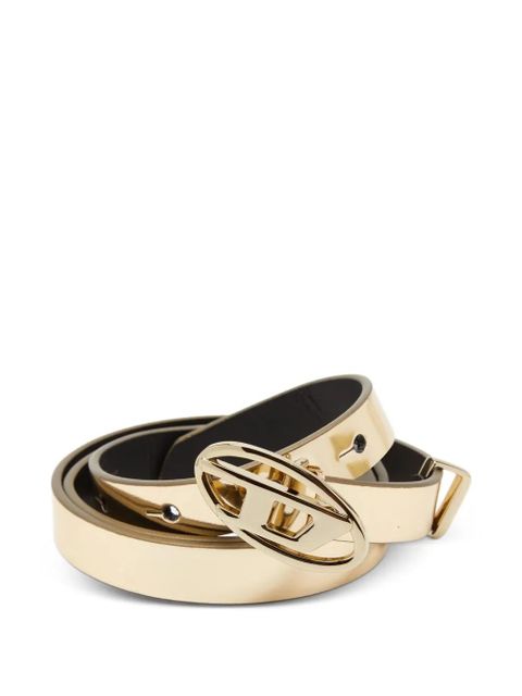 Diesel logo-buckle belt - Gold - zdjęcie produktu nr 2