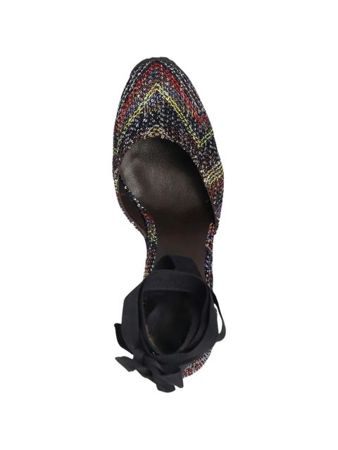 Missoni Caperdoni sequin-embellished espadrilles - Black