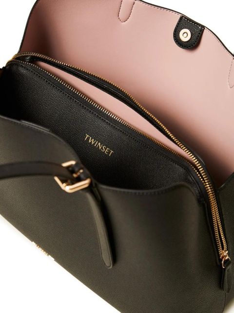 TWINSET buckled-strap tote bag - Black