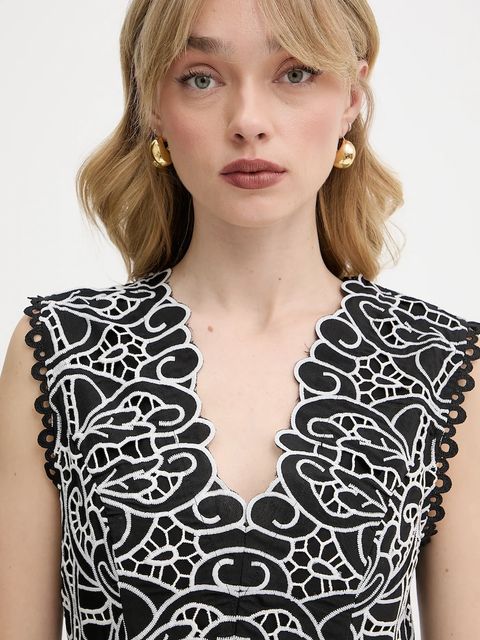 Morgan sukienka kolor czarny mini rozkloszowana RYLAC