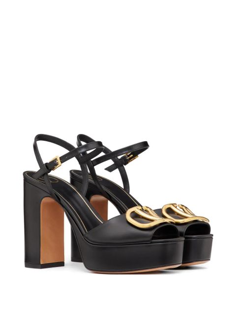 Valentino Garavani 115mm VLogo Signature sandals - Black - zdjęcie produktu nr 2