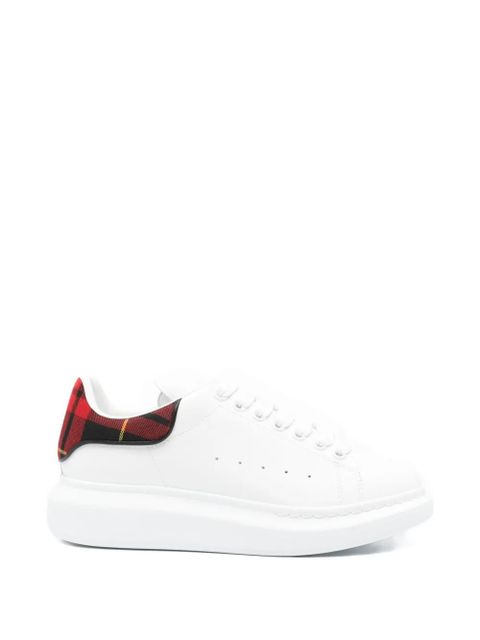 Alexander McQueen tartan-detail lace-up sneakers - White - zdjęcie produktu nr 1