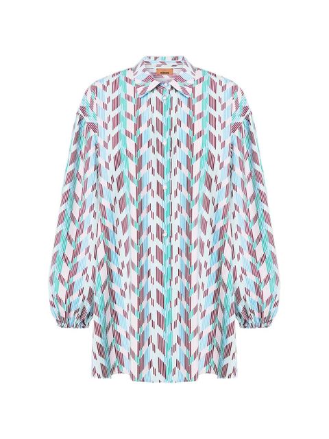 Missoni chevron-pattern shirt - White - zdjęcie produktu nr 1