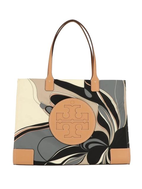 Tory Burch graphic-print tote bag - Brown - zdjęcie produktu nr 1