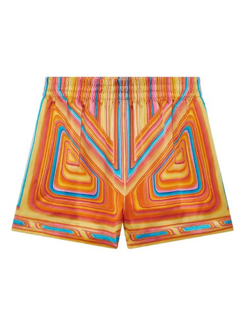 Casablanca graphic-print shorts - Orange - zdjęcie produktu nr 1