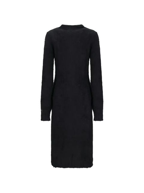 Blumarine single-breasted knitted coat - Black - zdjęcie produktu nr 2