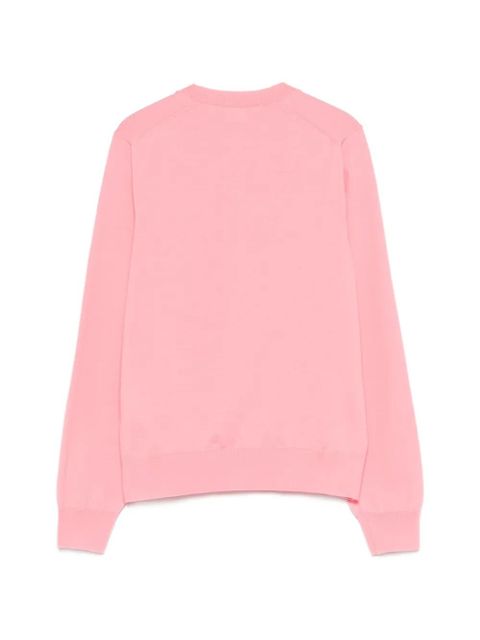 Comme Des Garçons button-up knitwear - Pink - zdjęcie produktu nr 2