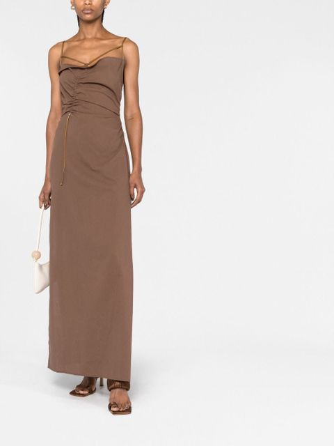 Jacquemus La robe Gaua maxi dress - Brown