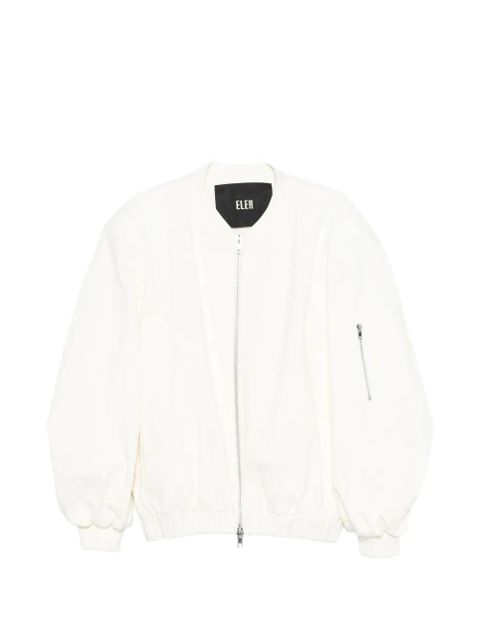 Eleh zip-up bomber jacket - White - zdjęcie produktu nr 1