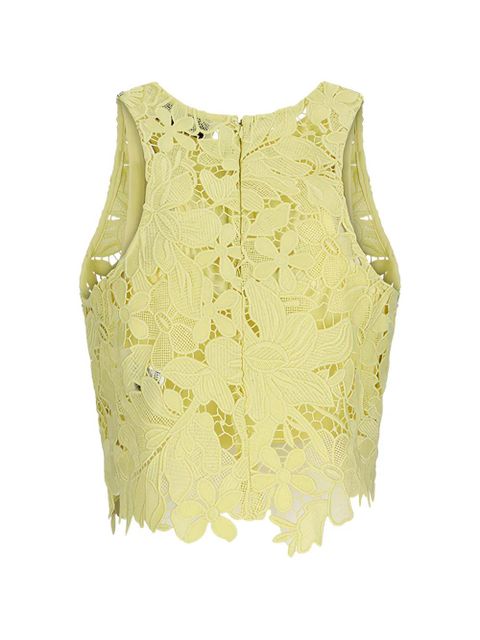 Sportmax macramé top - Yellow - zdjęcie produktu nr 2