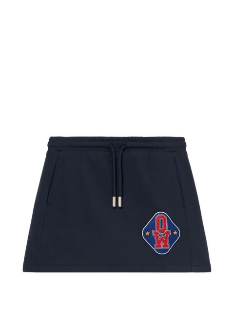 Off-White Royal patch mini skirt - Blue - zdjęcie produktu nr 1