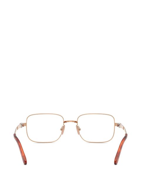 Miu Miu Eyewear square-frame glasses - Gold - zdjęcie produktu nr 2