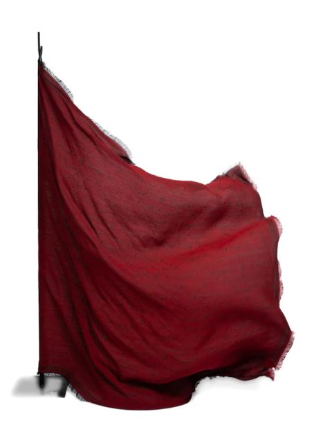 Zadig&Voltaire Glenn monogram scarf - Red