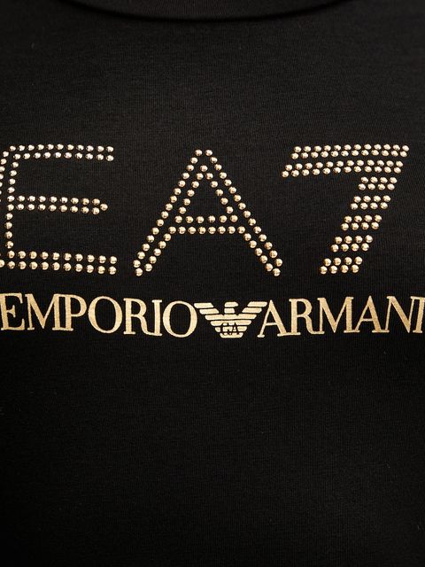 EA7 Emporio Armani t-shirt damski kolor czarny