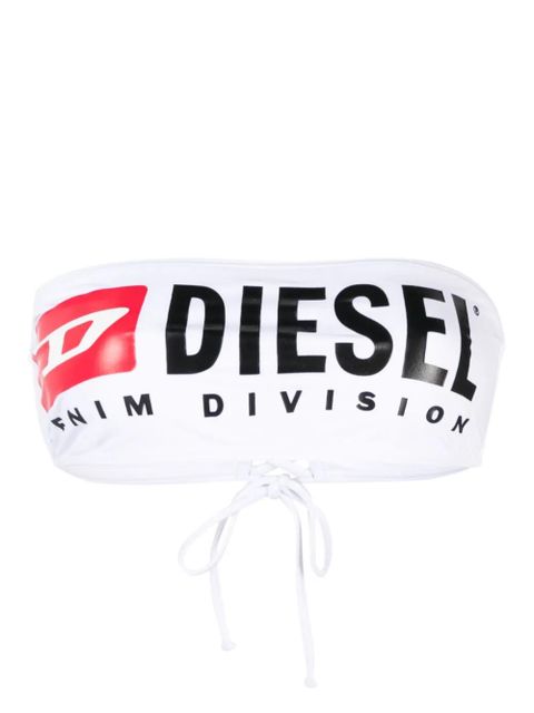 Diesel Bfb-Bryna logo-print bikini top - White - zdjęcie produktu nr 1