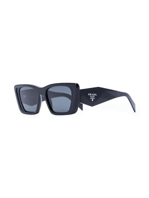 Prada Eyewear oversized rectangular-frame sunglasses - Black