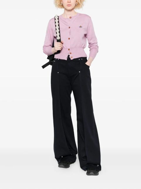 Vivienne Westwood Bea orb-embellished button cardigan - Pink