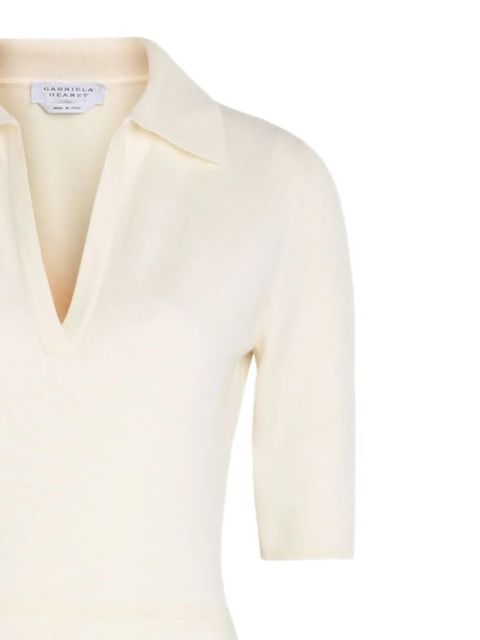 Gabriela Hearst V-neck midi dress - Neutrals - zdjęcie produktu nr 2