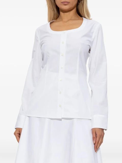 Jacquemus button-front long-sleeve blouse - White - zdjęcie produktu nr 2
