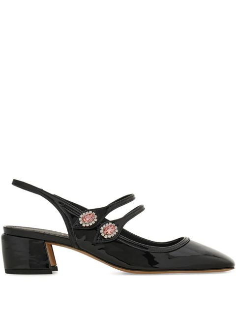 Ferragamo 40mm Mary Jane slingback pumps - Black - zdjęcie produktu nr 1