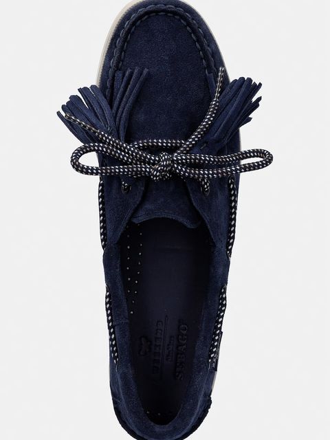 Weekend Max Mara mokasyny zamszowe Wkadockside