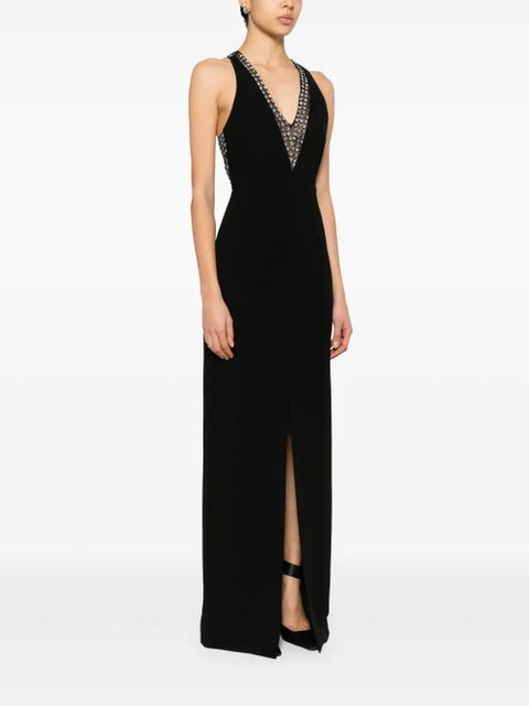 Max Mara sequin-embellished maxi dress - Black - zdjęcie produktu nr 2