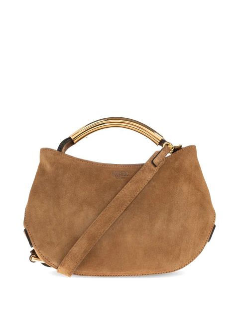 Moschino small Handle Me tote bag - Brown - zdjęcie produktu nr 1
