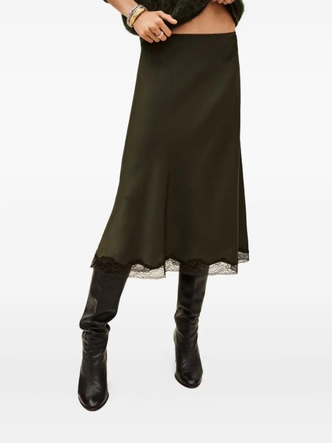 Ba&Sh Cyla mid-length skirt - Green - zdjęcie produktu nr 2