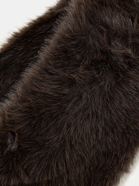 Guess szalik ZALINA damski kolor brązowy gładki AW5403 POL03 - zdjęcie produktu nr 2