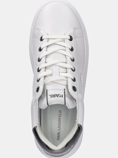 Karl Lagerfeld sneakersy skórzane KAPRI kolor biały KL62538K
