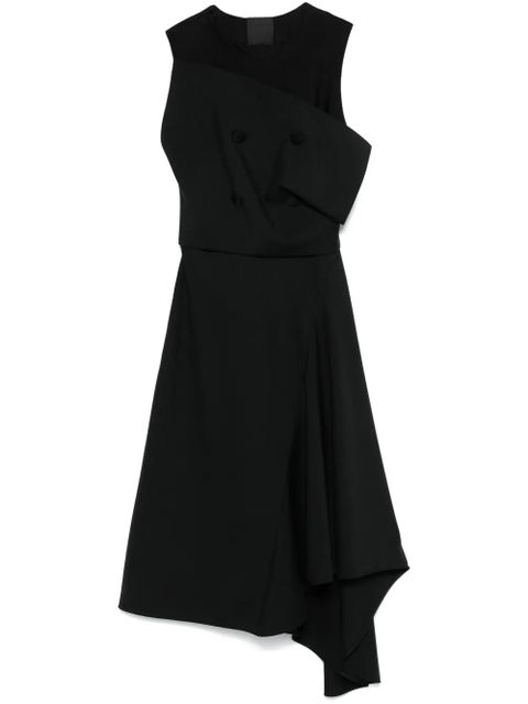 Givenchy asymmetric midi dress - Black - zdjęcie produktu nr 1