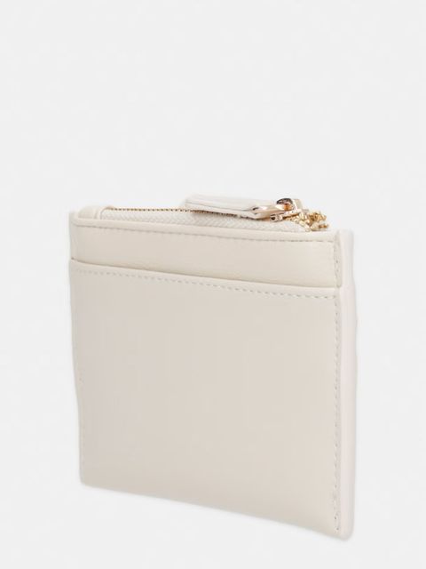 Blauer portfel damski z imitacji skóry - zdjęcie produktu nr 1