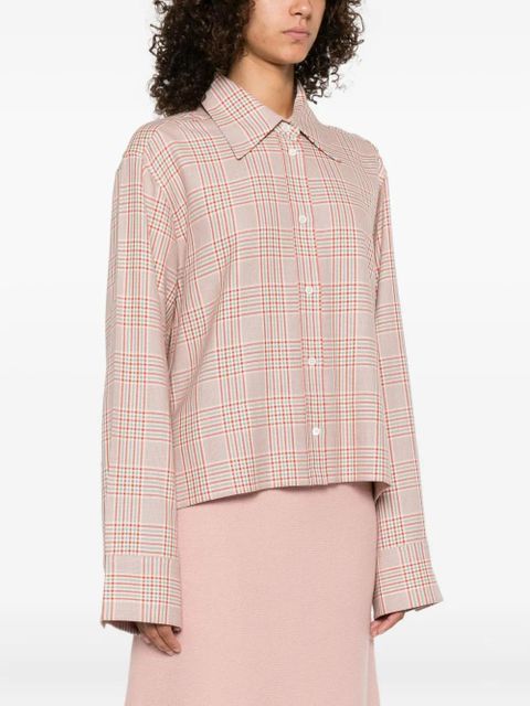 Jil Sander checked-pattern button-down shirt - Neutrals