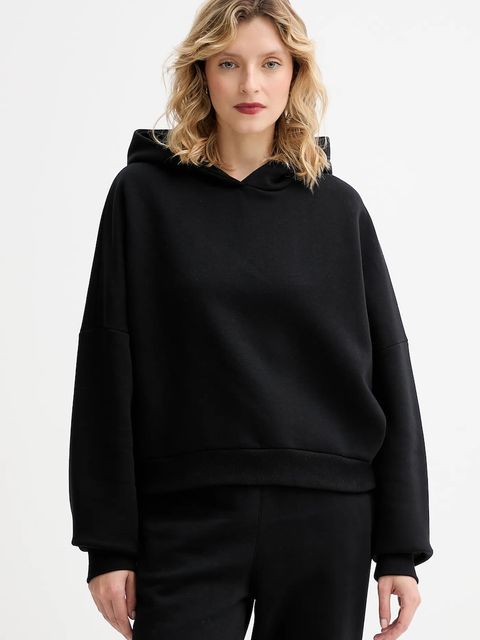 MUUV. bluza MUUV. x Answear damska kolor czarny z kapturem melanżowa - zdjęcie produktu nr 1